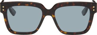 Tortoiseshell Square Sunglasses-AB