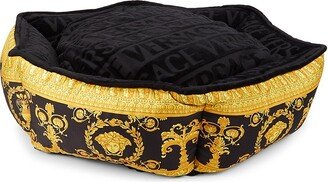 2-Piece Baroque Dog Bed & Pillow Set