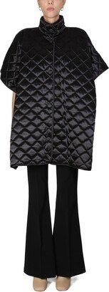 Quilted High-Neck Jacket-AA