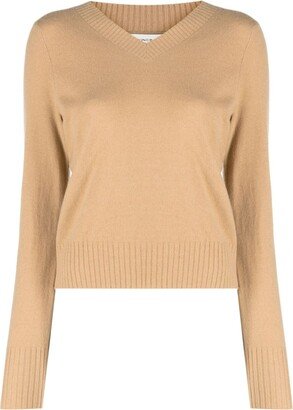 V-neck cropped jumper-AC