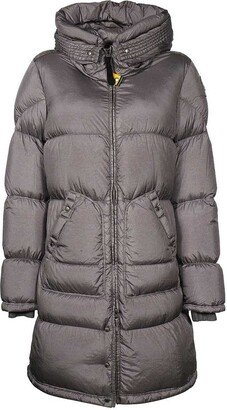 Angelica Long Hooded Down Coat