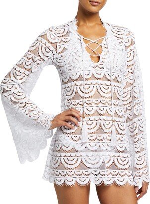 Noah Embroidered Coverup Tunic