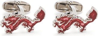 Dragon Enamel Cufflinks-AA