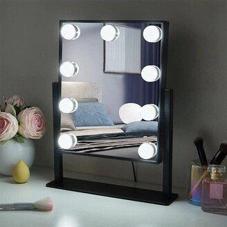 Living and Home Vanity Mirror with 9 LED Bulbs