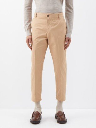 Cropped Cotton-gabardine Chino Trousers