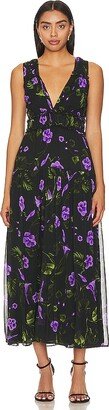 Mercedes Print Midi Dress