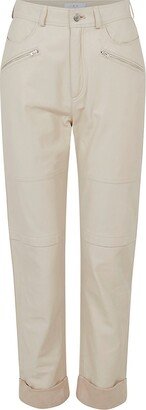 Aysel Straight Leg Leather Pants