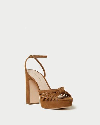 Rivka Cacao Knot Platform Sandal