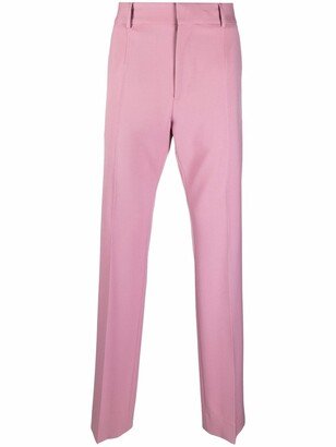 Straight-Leg Tailored Trousers-BS