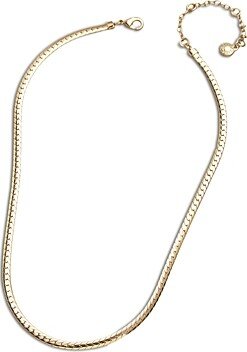 Stevie Flat Chain Necklace, 16