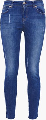 Candy distressed mid-rise skinny jeans