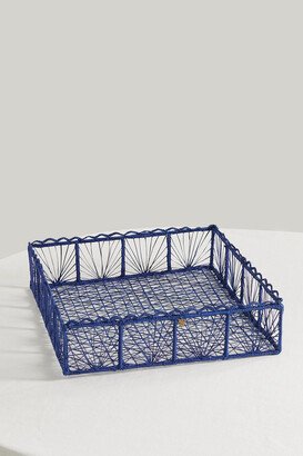 Cabana - Hicks Wicker Tray - Blue