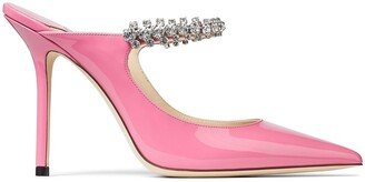 Bing 100mm crystal-embellished mules-AA