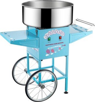 Great Northern Popcorn Great Northern Portable Popcorn Flufftastic Cotton Candy Machine and Cart - Light Blue