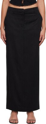 Black Cairo Maxi Skirt