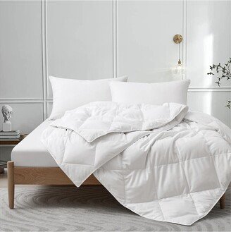 Lightweight Diamond Quilted Down & Fiber Comforter