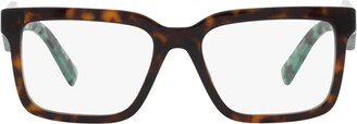 Prada Eyewear Pr 10yv Tortoise Glasses