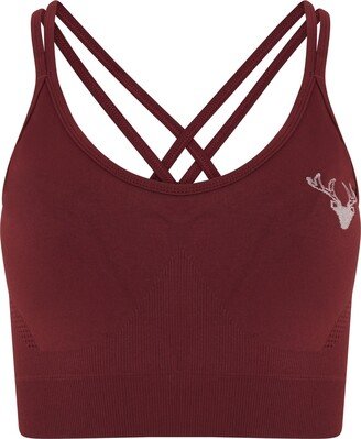 Twill Active Boundless Recycled Strappy Sports Bra - Brown