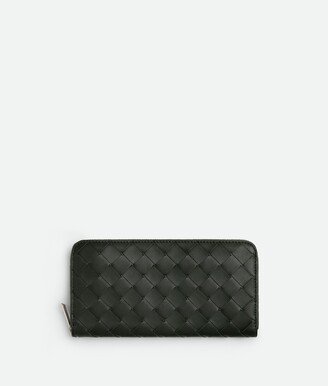 Intrecciato Zip Around Wallet-AD