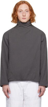 BRYAN JIMENÈZ Gray Waffle Turtleneck