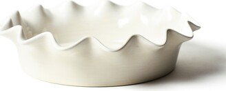 Signature White Ruffle Pie Dish