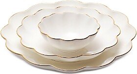 Scalloped Nesting Serving Dishes, Set of 3-AA