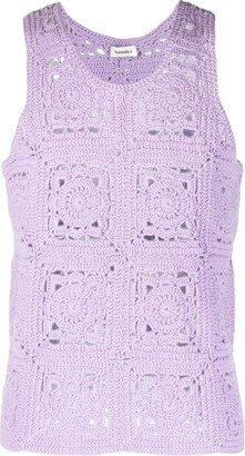 Crochet-Knit Top