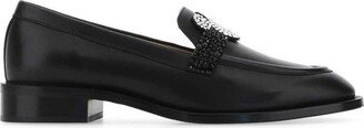 X Disney Embellished Logo Loafers