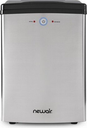 45 lbs. Nugget Countertop Ice Maker with Self Cleaning Function in Stainless Steel