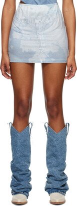 ELLISS SSENSE Exclusive Blue Miniskirt