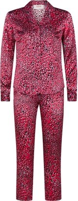 Gelso Milano Pink Animalier 100% Silk Pyjama Set