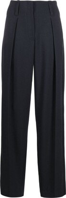 High-Waist Pleated Trousers-AD