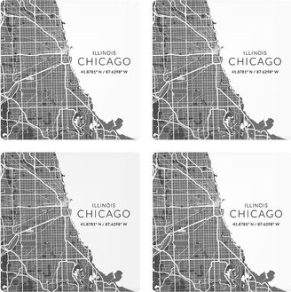 Minimalistic Chicago Map