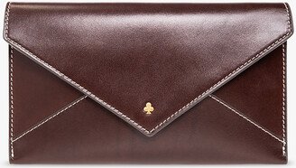 Clutch With Three Pouches - Brown