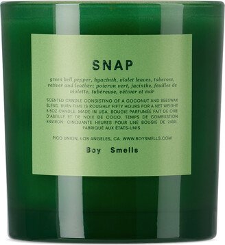 Green Snap Candle, 8.5 oz