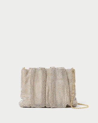 Ember Opal Diamanté Gathered Clutch