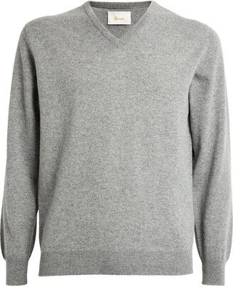 Cashmere V-Neck Sweater-AC