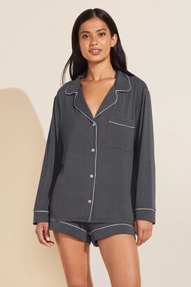 Gisele TENCEL™ Modal Long Sleeve & Shortie Short PJ Set-AB