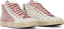 Women's Skate Glitter Stripe High Top Sneakers