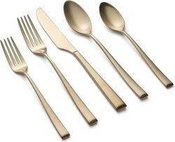 20pc Marlise Champagne Satin Flatware Set