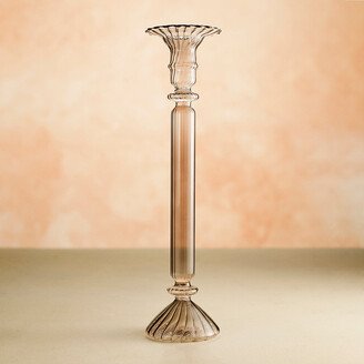 Shaped Glass Candlestick