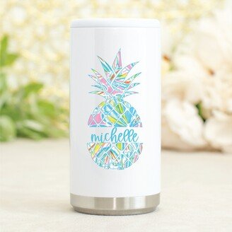 Preppy Pineapple Skinny Can Coolers, Seltzer Cooler, Slim Bridal Party Gift, Girl's Trip Gift