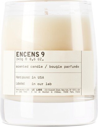 White Encens 9 Classic Candle