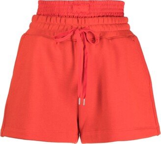 High-Waisted Cotton Shorts-AD