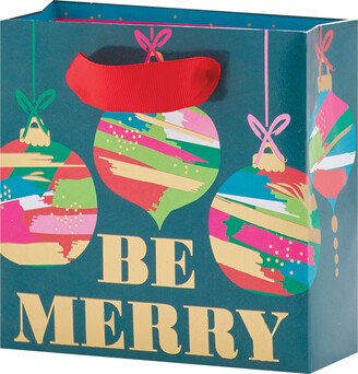 Tote Mini Be Merry Ornament Multi/Green