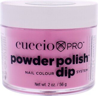 Pro Powder Polish Nail Colour Dip System - Bright Pink by Cuccio Colour for Women - 1.6 oz Nail Powder