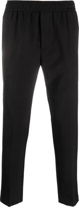 Logo-Patch Tapered Trousers-AD