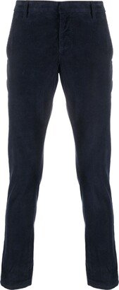 Low-Rise Corduroy Tapered Trousers-AB