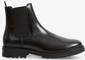 Mens Black Chiltern Leather Chelsea Boots