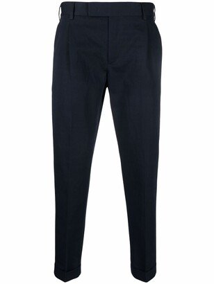 PT Torino Cropped Tapered-Leg Trousers